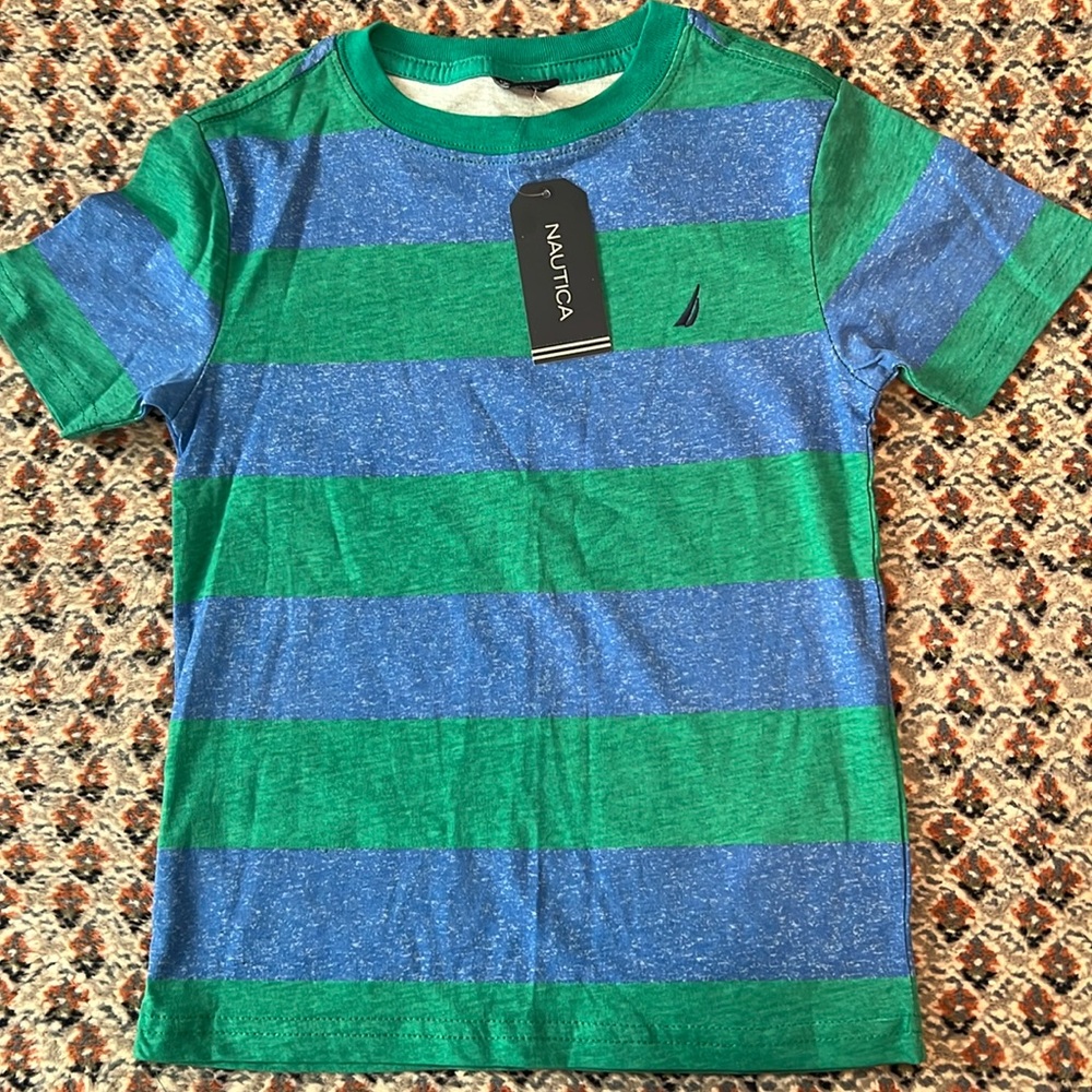 NWT Nautica Shirt Sleeve Tee Shirt size S/P 4